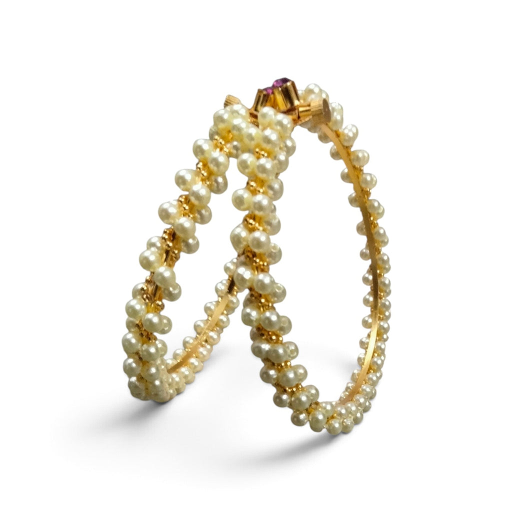 Primium pearls skru bangles pack_of_2
