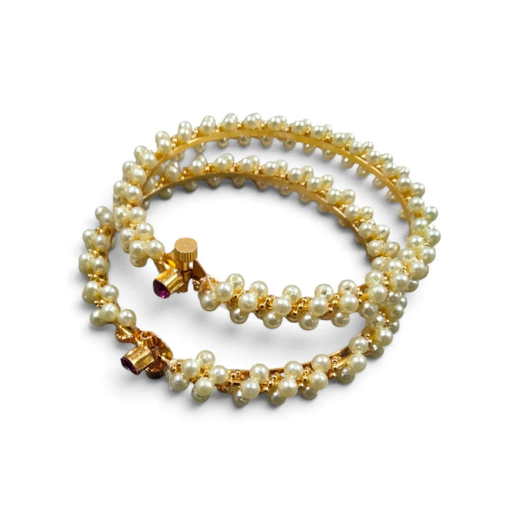 Primium pearls skru bangles pack_of_2