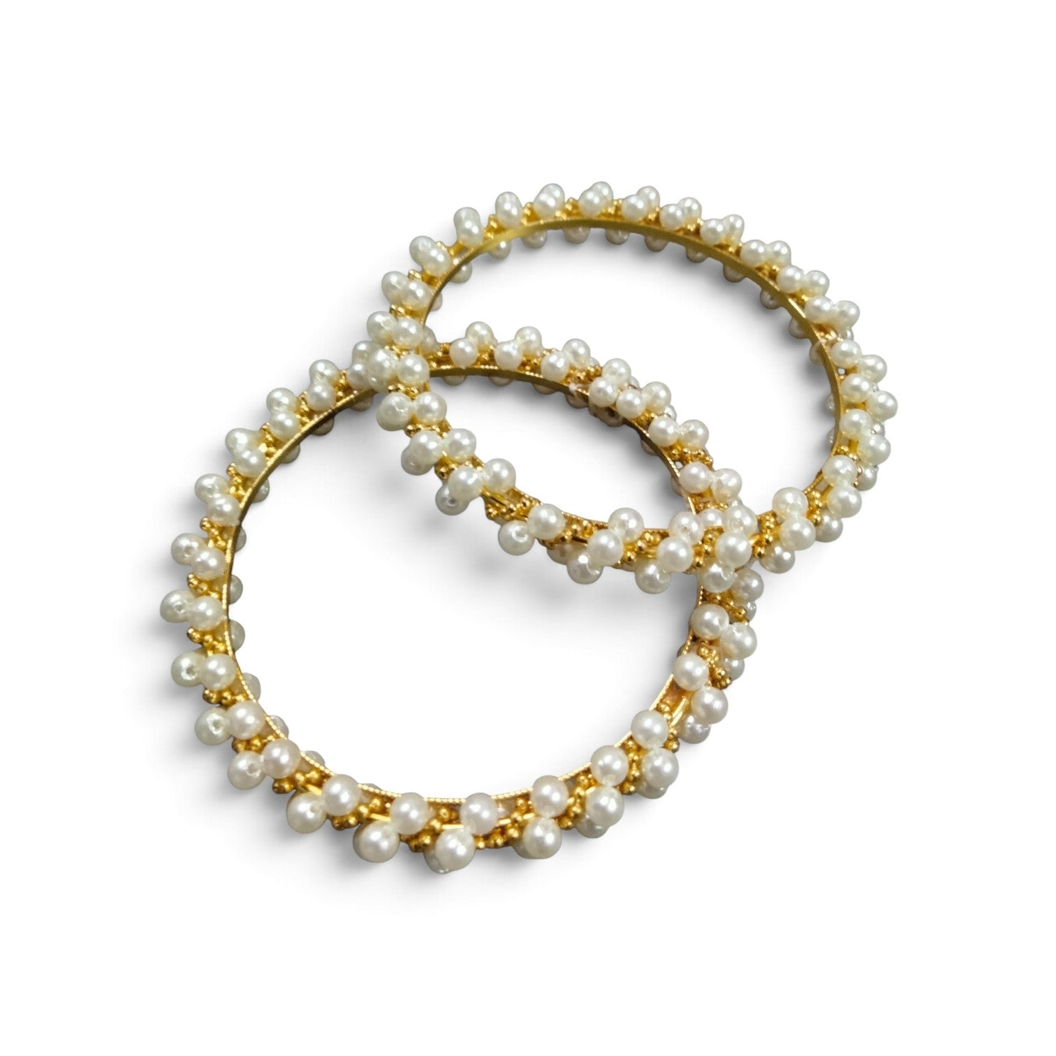 PRIMIUM Pearls bangles pack_of_2