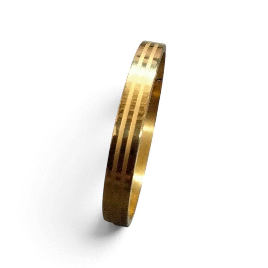 Men's Premium Gold-Plated Openable Classic Sleek Kada